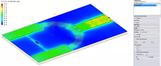 Electric Field within the device from Near-Field Request